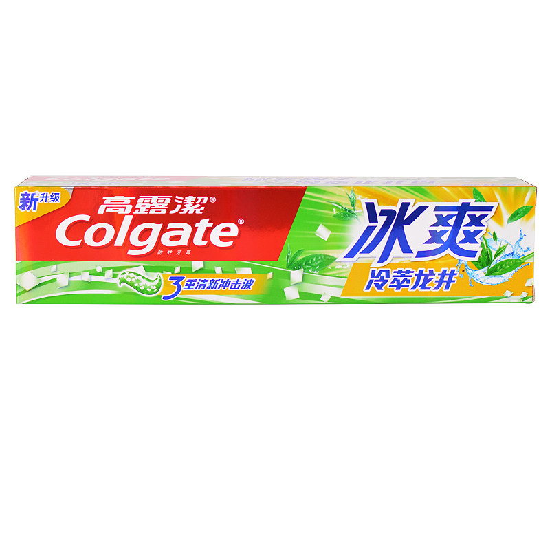 高露洁去黄亮白亮白口气清新牙膏