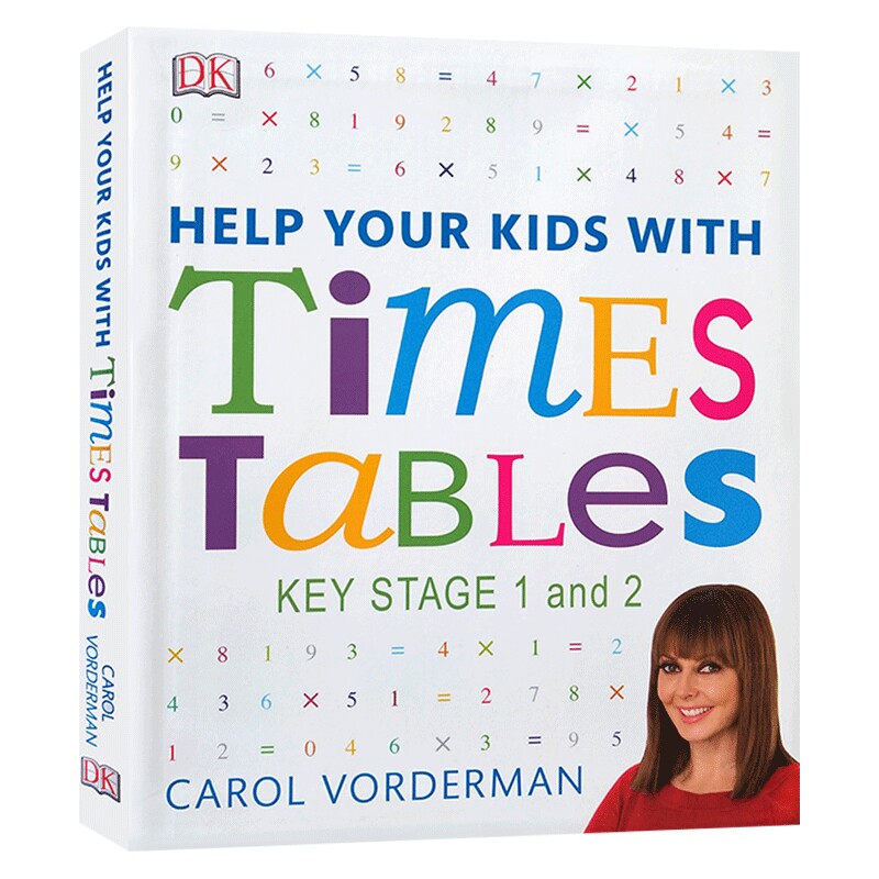 英文原版 帮助你的孩子学习乘法 DK Help Your Kids With Times Tables 数学科学英语 家庭儿童教辅书籍 英文版原版工具书