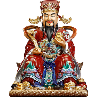 财神爷摆件招财店铺家用供奉神像