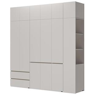 全友家居现代简约ENF级分段式组合衣柜家用卧室新款成品挂衣柜子