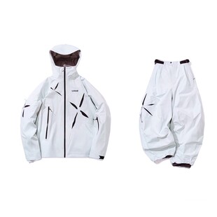 临典白色星芒滑雪服外套女2026秋冬新款防风防水双板雪裤套装装备