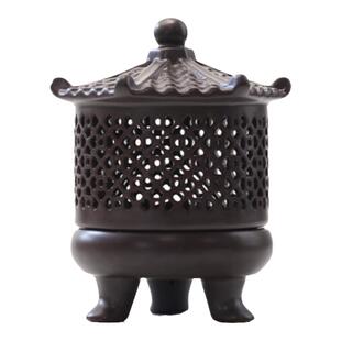 仿古创意宫灯烤香炉家用室内雪见灯香丸点香器香道陶瓷摆件香薰炉