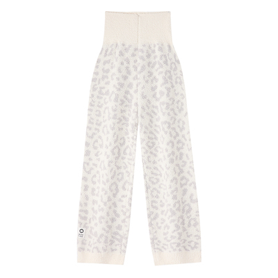 BE高腰暖宫睡裤女冬半边绒厚