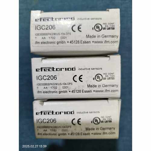 询价议价易福门电感式传感器IGC206