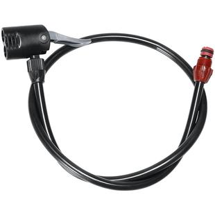 高压打气筒气嘴篮球气泵软管配件大全充气管自行车多功能法式公路