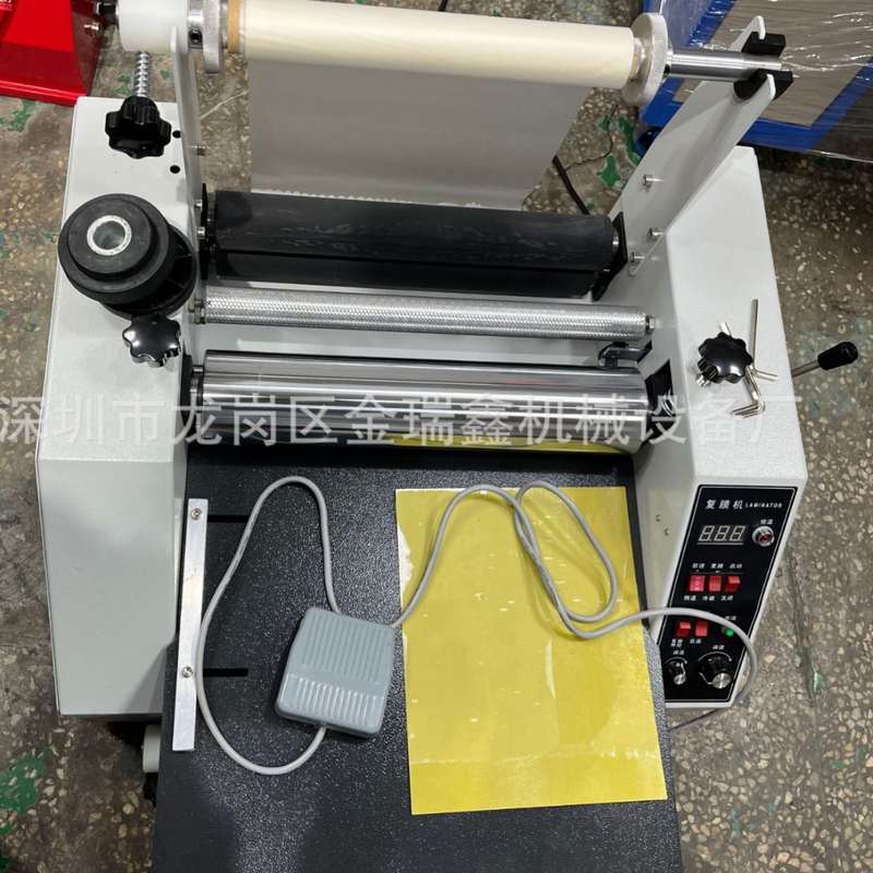小型台式自动覆膜机贴膜机过塑过胶机加温覆膜机