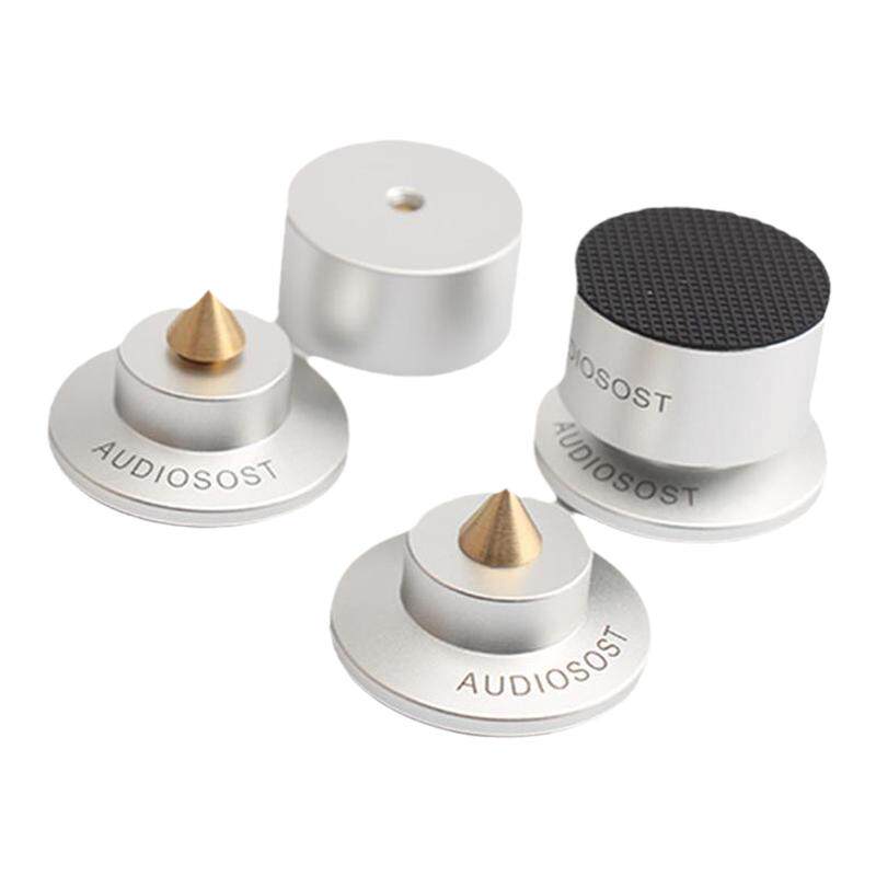 AUDIOSOT音响避震脚钉垫音箱功放减震器cd书架箱脚垫铜铝复合脚钉