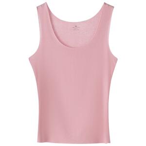 莫代尔冰丝无痕修身女背心夏季