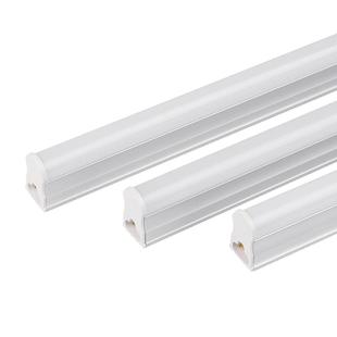 t5彩色灯管一体化led灯暖黄白红绿紫蓝粉红光支架日光灯全套灯管