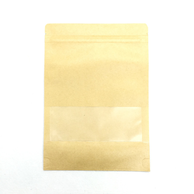 开窗牛皮纸坚糖果炒干货包装袋子