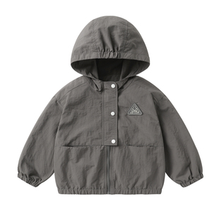 男童加厚加绒外套宝宝棉服春装连帽防水上衣秋冬新款儿童男孩棉衣