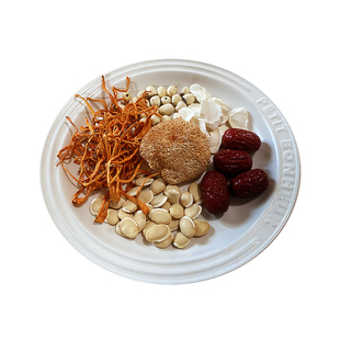 养胃猴头菇虫草花红枣莲子淮山儿童建脾胃炖鸽子排骨炖鸡汤材料包