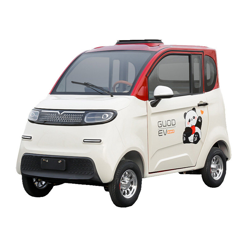 实运2025新款电动四轮车女士专用小型家用代步遮阳空调锂电电瓶车