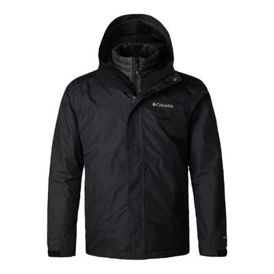 哥伦比亚防水热能三合一冲锋衣