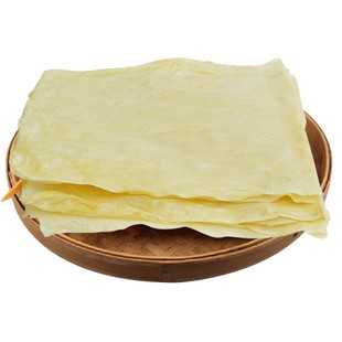 精选三边腐竹广西特产桂平豆腐皮批发潮汕火锅店油炸腐皮整箱