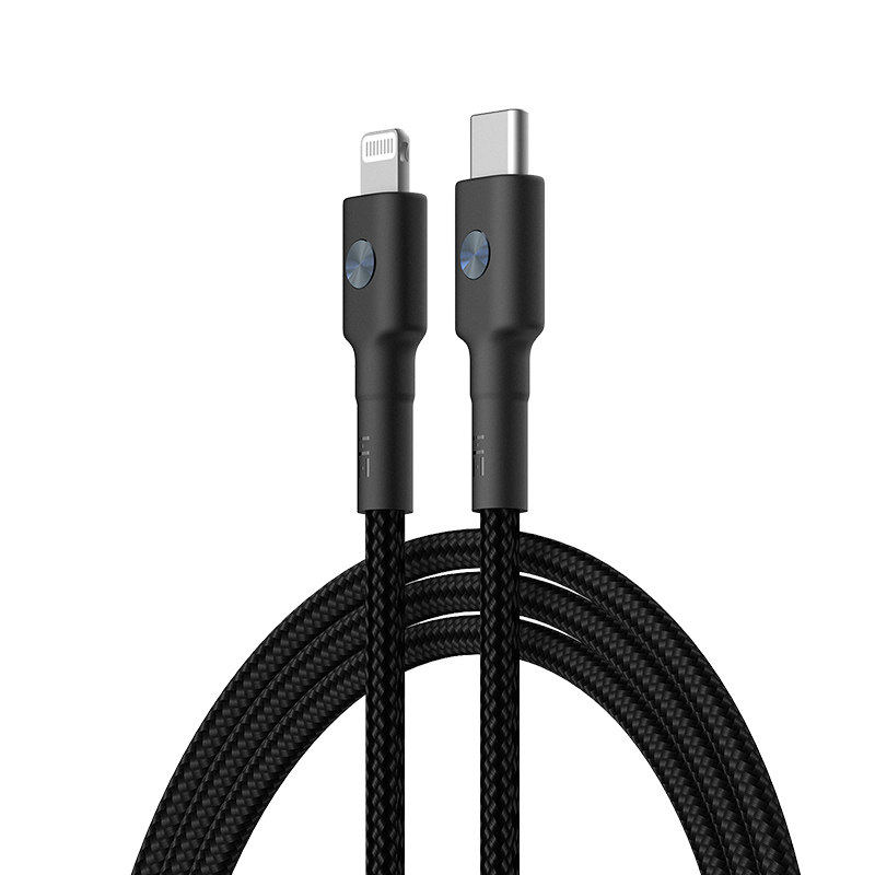 绿联适用苹果数据线MFi认证PD20W快充iPhone14充电线30W编织13手机12平板ipad短0.5米长TypeC
