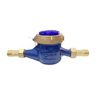 水表自来水家用水表高灵敏滴水计量旋翼湿式DN15DN20铜接头冷水表