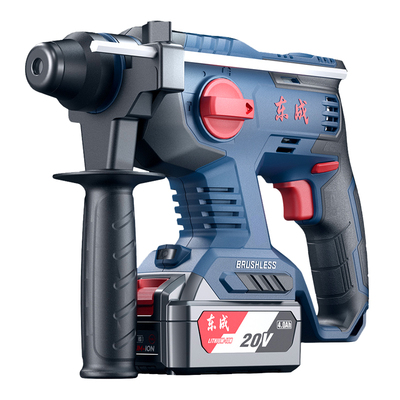 东成20V无刷锂电池电锤冲击钻