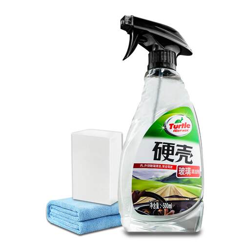 龟牌去油膜清洁剂去除汽车玻璃前挡风清洗强效专用内车窗内侧神器