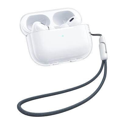 适用airPods4保护套透明带挂绳