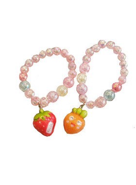 新款创意儿童卡通水果女童手镯