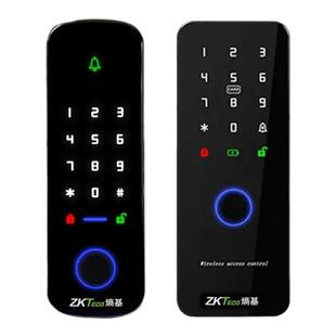 熵基无线门禁一体机套装有框门免布线指纹密码刷卡明装电插锁套装