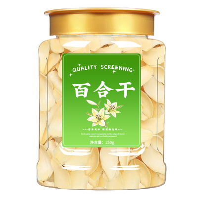 百合干干货特级官方旗舰店新货正宗兰州百合中药材食用优质无硫片