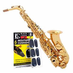 萨克斯 BG加厚 黑管 单簧管 萨克斯牙垫 笛头牙贴A10L/6片装