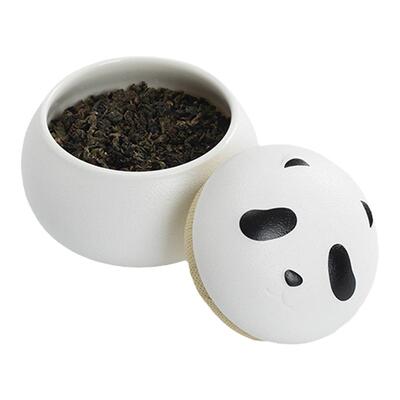 南山先生熊猫茶叶罐可爱造型