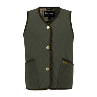 Barbour Enid 女士菱形格背心马甲