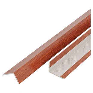 木地板收边条PVC收口条L型直角仿木纹装饰条加厚瓷砖等边包边条