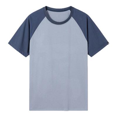 骆驼男装男款圆领短袖T恤