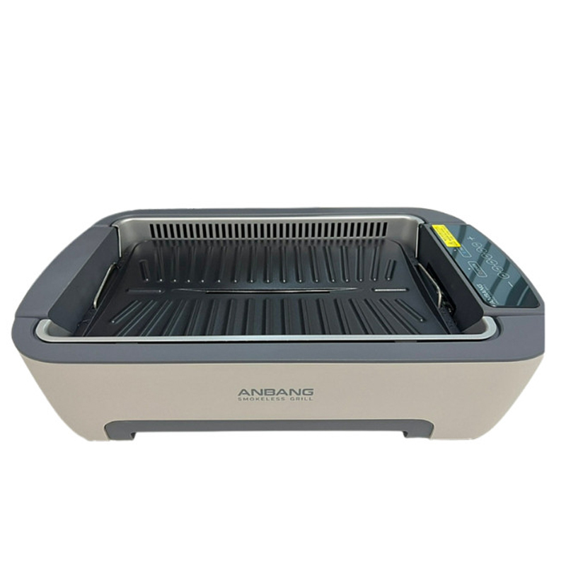 韩国安邦anbang烤肉锅家用抽油吸油无烟不粘韩式多功能电烤盘烤炉