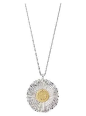 权志龙意大利雏菊项链纯银无钻菊花大号锁骨链高级设计男女情侣潮