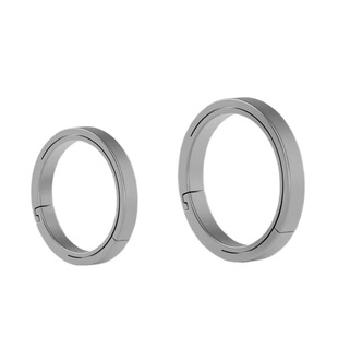 钛合金快拆钥匙扣汽车EDC配件挂扣扁圈平锁匙圈环配件圈环扣挂件