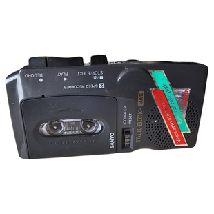 原装进口微型磁带机录音机经典迷你录放机小卡带播放机采访机