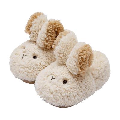 小童女童冬季包跟毛毛拖鞋防滑