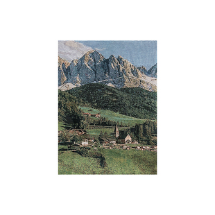 TaoMu客厅沙发背景墙装饰画氛围感落手工diy挂毯画治愈系挂画地画