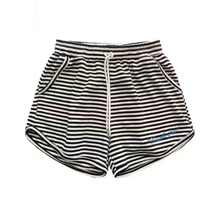 bm 海军风纯棉短裤 四色 美式热裤女新款夏季运动裤BM