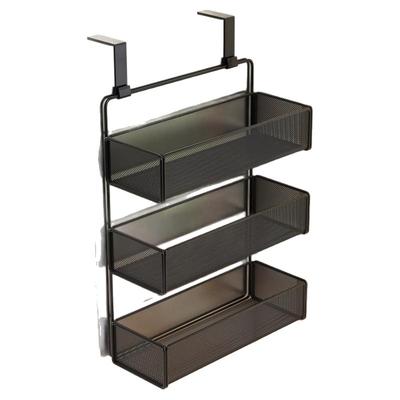 冰箱侧置物架厨房用品多层挂钩收纳架保鲜膜调料瓶免打孔放置神器