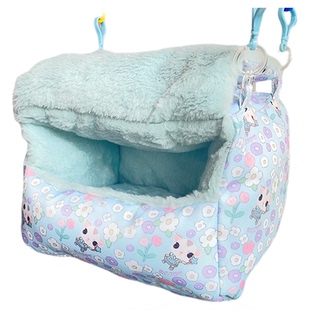 唯它包邮 冬款加厚 夏款带盖 睡窝 蜜袋鼯窝 睡床吊床松鼠 睡袋床