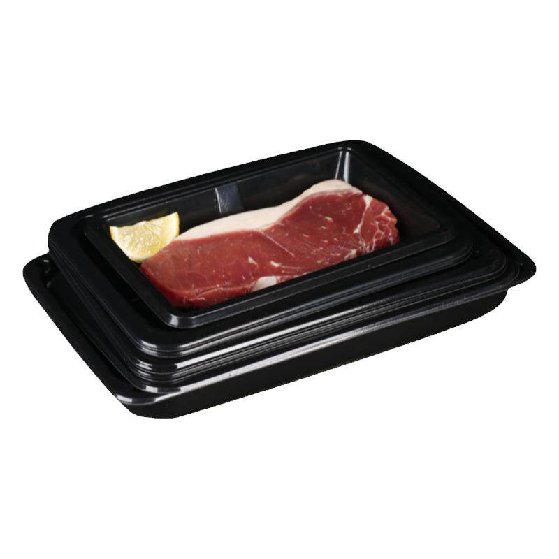 长方形食品级定制生鲜贴体托盘