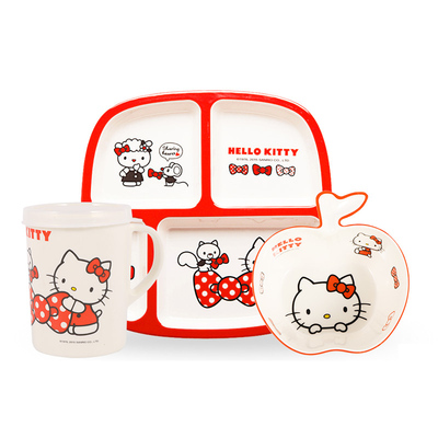 HelloKitty儿童餐具宝宝饭碗餐盘