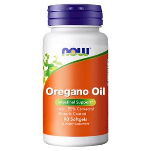 NOWfoods诺奥牛至油胶囊Oregano Oil 马郁兰肠道菌群健康90粒美国