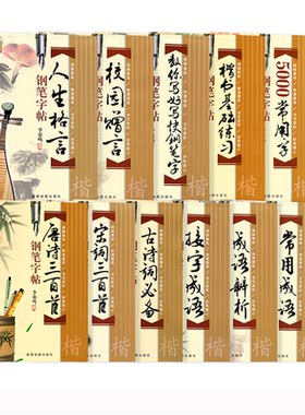 李放鸣行书钢笔字帖全国通用