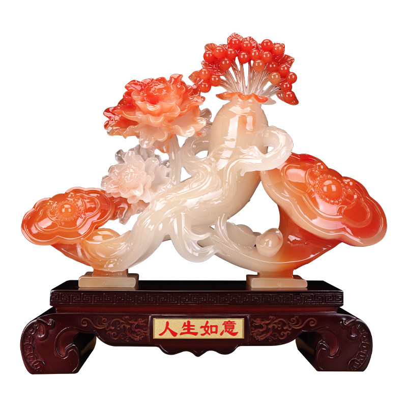人生如意吉祥物招财纳福摆件