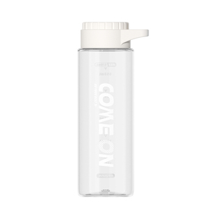 恒度男生士运动健身塑料水杯学生上学专用外出便携带刻度随手杯子