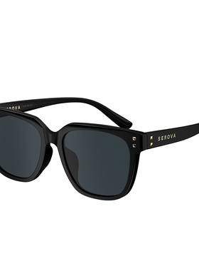 施洛华偏光太阳眼镜女防紫外线黑超方框显瘦防晒驾驶墨镜男款9105