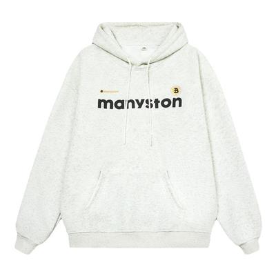 MANYSTON美式休闲春秋连帽卫衣男