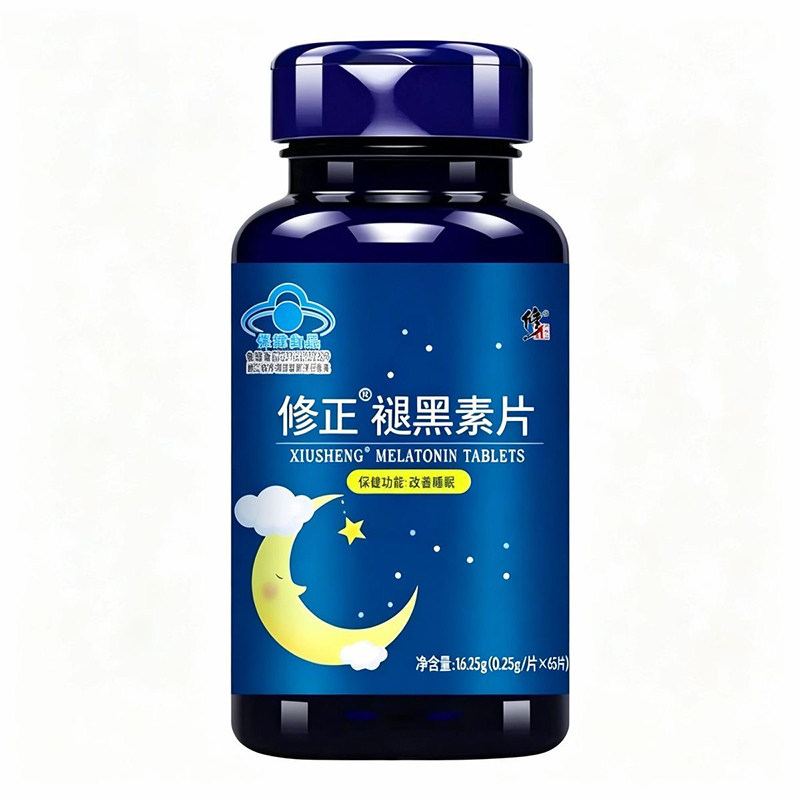 修正褪黑素片B6片学生男女通用改善睡眠助眠官方正品睡眠不佳者